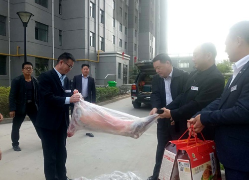 董事長寧興剛一行走訪慰問大秦置業(yè)駐神木一線員工