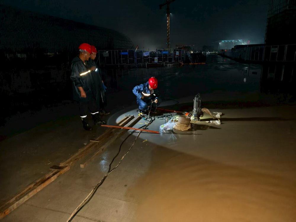 陜煤建設韓城分公司土建四項目部：風雨無阻趕工期 晝夜奮戰(zhàn)顯擔當